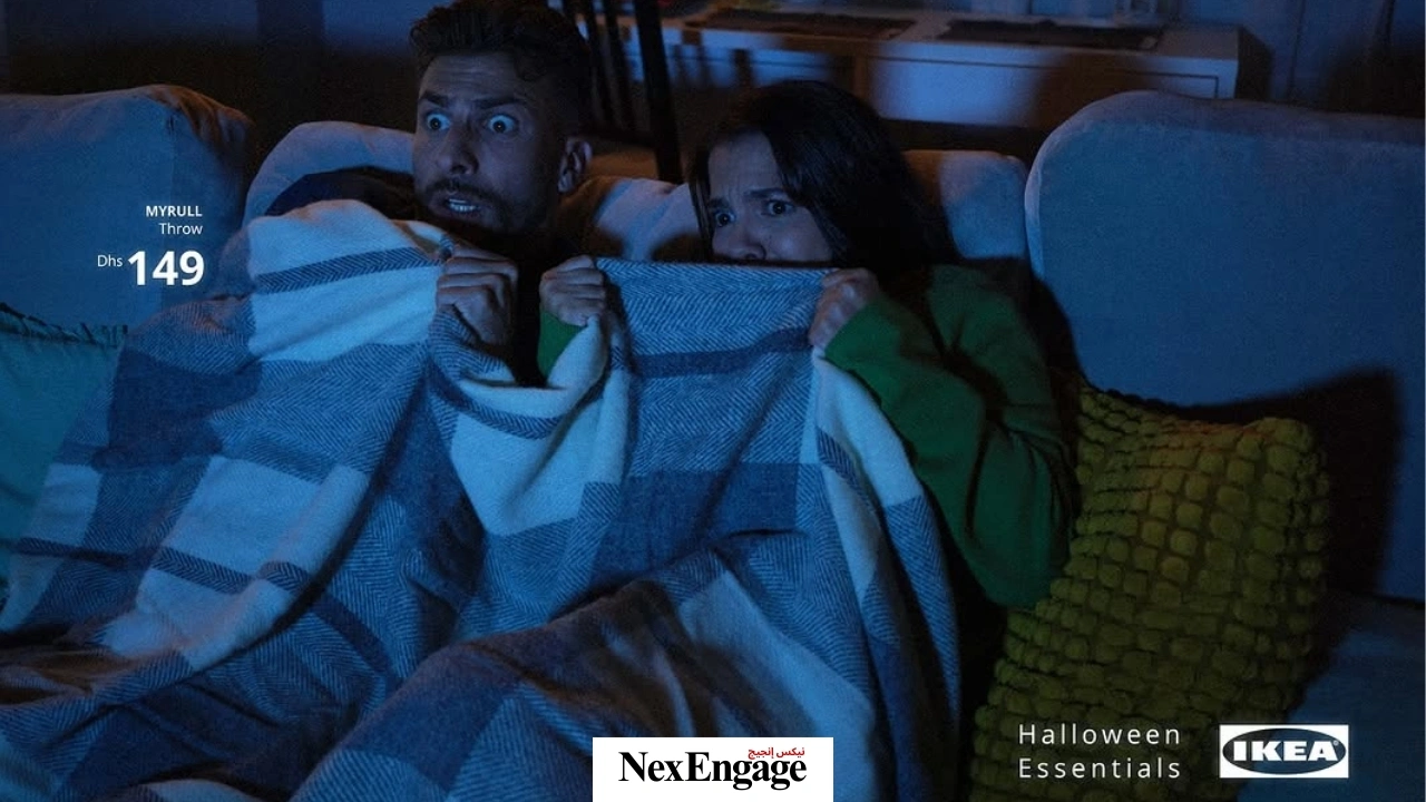 KEA Turns Cushions and Throws into Halloween Jump-Scare Shields